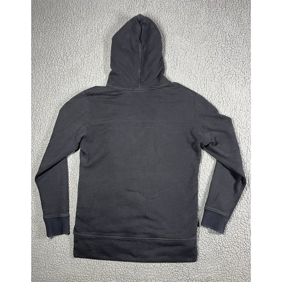 John Elliot Co Villain Side Zip Black Pullover Hoodie size 2 Made USA - Picture 5 of 11